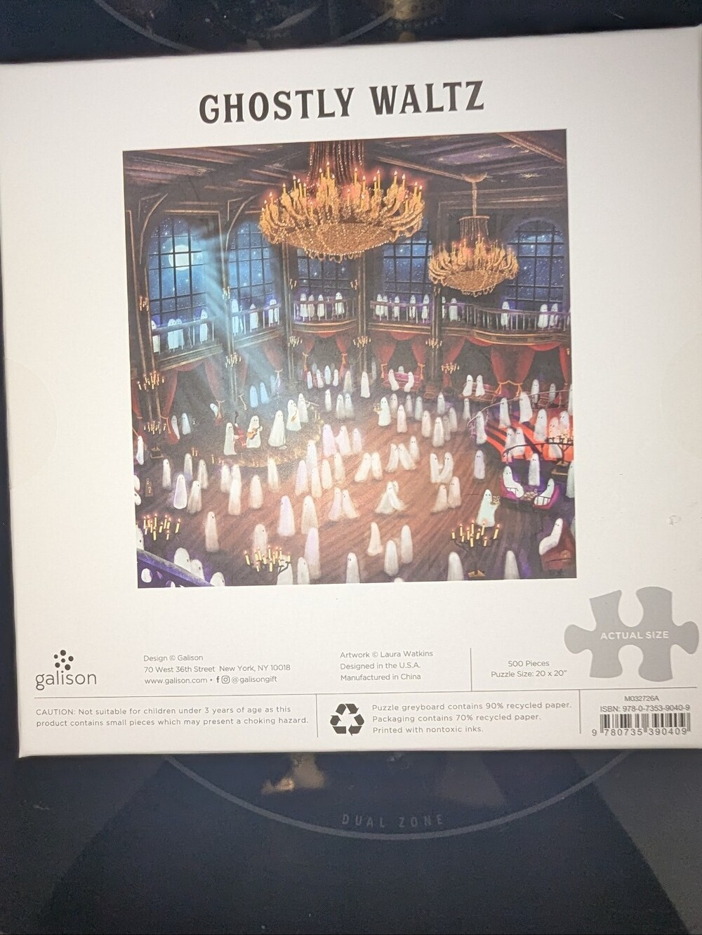 NEW - 500 PIECE GALISON PUZZLE - GHOSTLY WALTZ - Picture 2 of 2